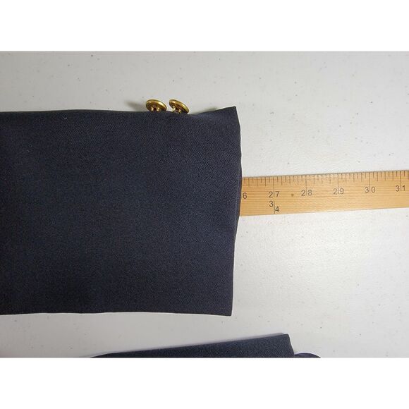 Brooks Brothers Brooksease Gold Buttons Navy Sport Coat Blazer Suit Jacket - 43L - Picture 6 of 9